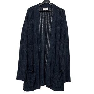 Mr Porter Men’s Linen Loose Knit Relaxed Cardigan Blue Size Large Quiet Luxury